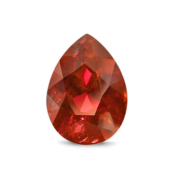 Pear Garnet CZ Loose Gemstones